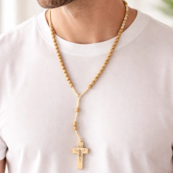 Náhrdelník růženec Woody