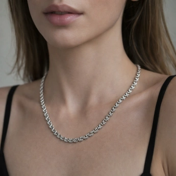 Stříbrný řetízek Lunero