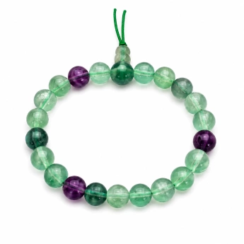 Buddhův energetický náramek fluorit Soustředění