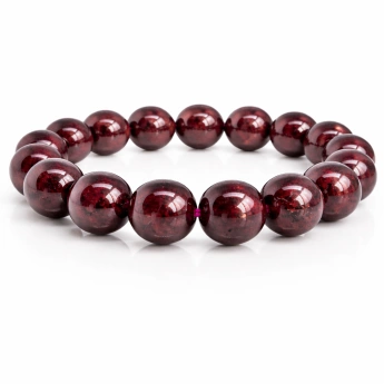 Náramek granát kuličky - více velikostí Greg