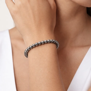 Náramek Hematit 4 mm Mike