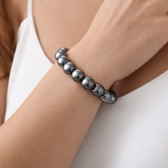 Náramek kuličkový hematit Stabilita