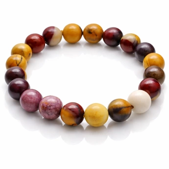 Náramek kuličkový mokait Rozhodnost