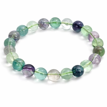 Náramek kuličkový fluorit Soustředění