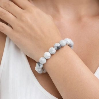 Náramek kuličkový magnezit Uvolnění