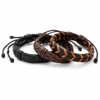 Kožený náramek - barvy na výběr Rock