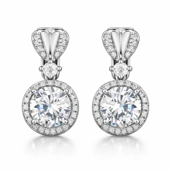 Klipsové náušnice se zirkony Valentina