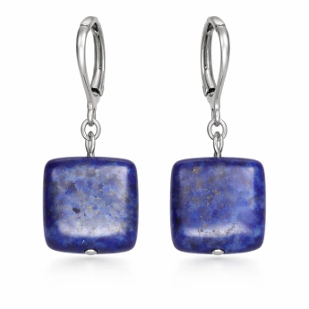 Ocelové náušnice s lapis lazuli Noctavia