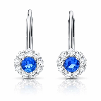 Stříbrné náušnice Drops - výběr barev