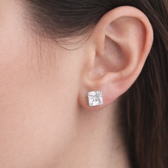 Náušnice pecky s kamínkem Elena