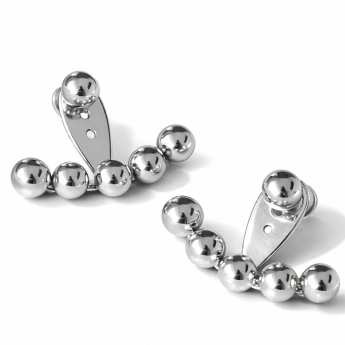 Ocelové náušnice Orbit