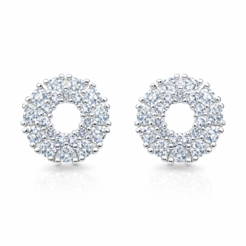 Stříbrné náušnice se zirkony Seraphina