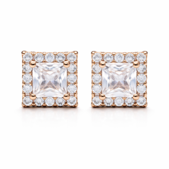 Stříbrné náušnice pecky Higness