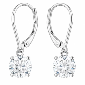 Ocelové náušnice s krystalem Swarovski Brilla