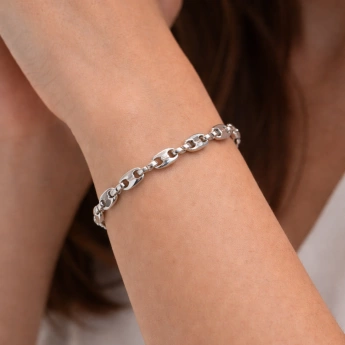 Ocelový náramek Classic 19 cm