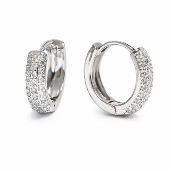 Ocelové náušnice se zirkony