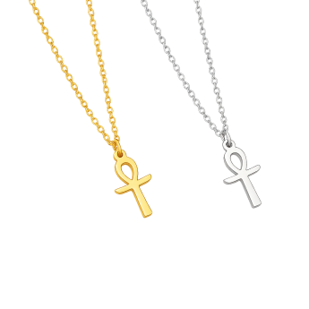 Ocelový přívěsek kříž Ankh Eternal