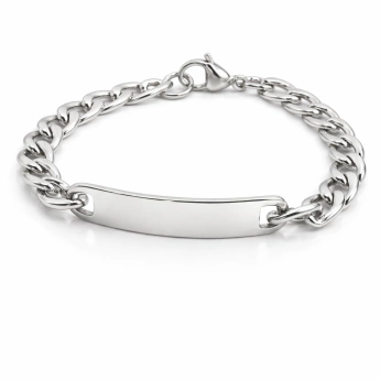 Pánský ocelový náramek vhodný na rytí Rezidio