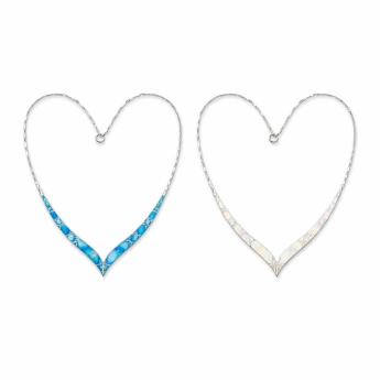 Stříbrný náhrdelník s opálem Afrodita