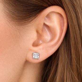 Náušnice pecky s kamínkem Estelle