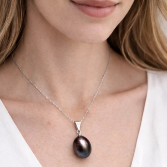 Stříbrný přívěsek s říční perlou Sparow