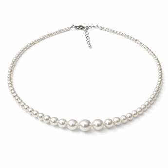 Perličkový náhrdelník bílý Carla