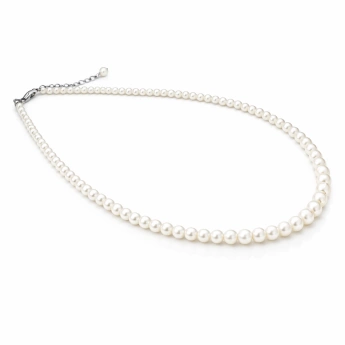 Perličkový náhrdelník bílý Carla