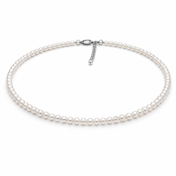 Perličkový náhrdelník bílý Laurent