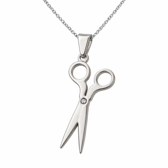 Ocelový přívěsek nůžky Shear