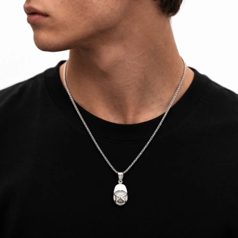 Stříbrný přívěsek přilba Shield