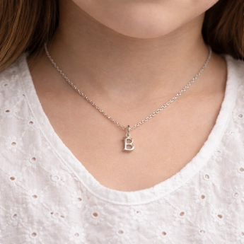 Stříbrný přívěsek písmeno B