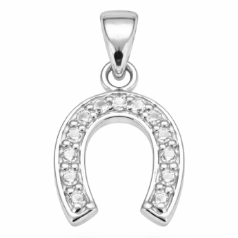 Stříbrný přívěsek podkova Ramez