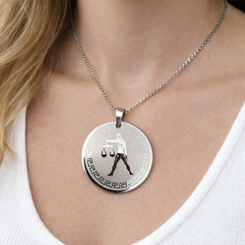 Ocelový přívěsek znamení váhy Libera