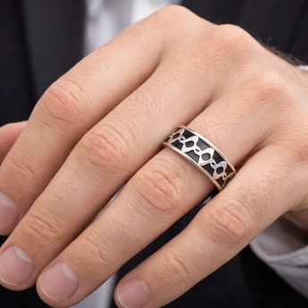 Stříbrný masivní prsten Ridley