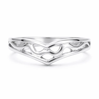 Stříbrný prsten vlnky Floriana