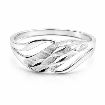 Stříbrný prsten zdobený Frida