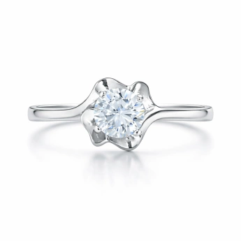 Stříbrný prsten se zirkonem Softie