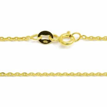 Stříbrný řetízek zlacený Tour