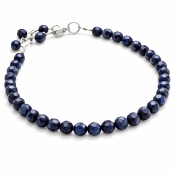 Ocelový náramek se safírem Solange