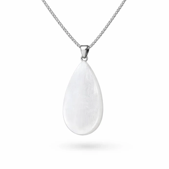 Stříbrný přívěsek krystal Selenit