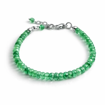Náramek smaragd Leonardo
