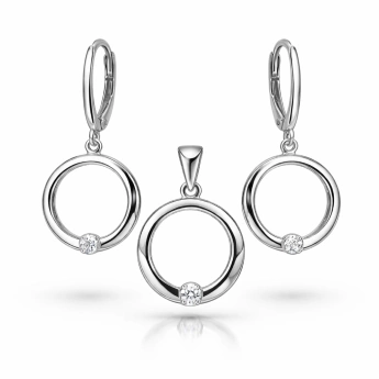 Stříbrná souprava se zirkony Mariel