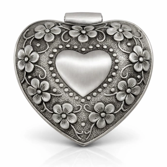 Šperkovnice - kov šedostříbrná