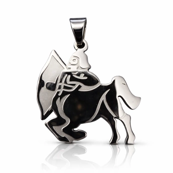 Ocelový přívěsek znamení střelec Apollo