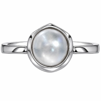 Stříbrný prsten s říční perlou Almira Pearl