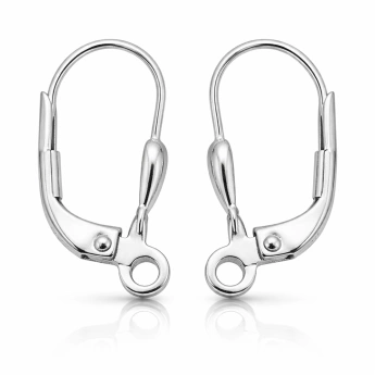 Stříbrná klapka k náušnicím Basic