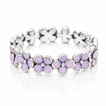 Stříbrný prsten kytičky Ariana