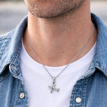 Stříbrný přívěsek letadlo Horizon