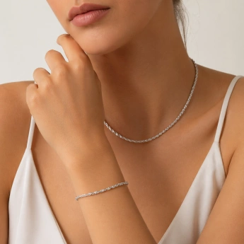 Stříbrný náramek lambada Venezia