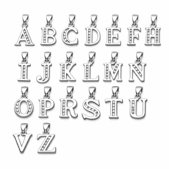 Přívěsek písmena s kamínky